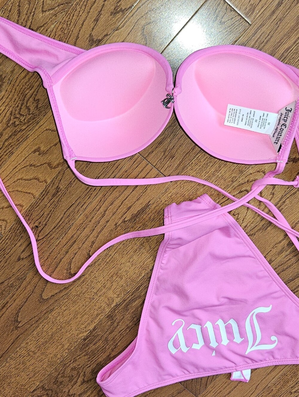 Hot hot hot pink Juicy Couture bathing suit. Brand new with tag. Medium